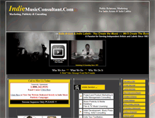 Tablet Screenshot of indiemusicconsultant.com